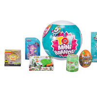 Набор из 3-х мини-фигурок-сюрпризов в пластиковых шарах для детей 5-7 лет, популярный в интернете, для распаковки в холодильнике супермаркета