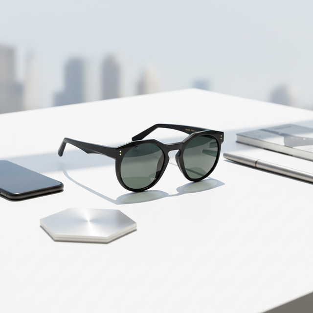 2026 Trendy Fashion TR90 Sunglasses UV400 Polarized Glass Lens High Quality Plastic Comfortable Unisex Rivet Colored logo Custom