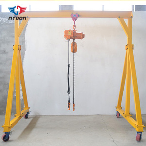Grue à <span class=keywords><strong>portique</strong></span> mobile de 1 tonne, 2 tonnes, 3 tonnes, 5 tonnes, 10 tonnes <span class=keywords><strong>avec</strong></span> portée réglable - Product Image 1