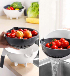 2026 Kitchen Drain Basket Round Stainless Steel Potato Fruit <b>Vegetable</b> <b>Cutter</b> - Product Image 4