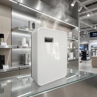 Diffuseur d'arômes électrique commercial de luxe pour CVC, en plastique écologique, noir ou blanc au choix, système de parfumation pour
