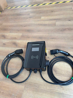 Estación de Carga para Vehículos Eléctricos (VE) de Pared con Doble Conector, Venta al por Mayor de Fábrica, Barata, 14kW 22kW 44kW, Tipo GBT Tipo 2 Tipo 1