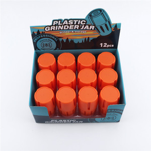 Wholesale Plastic Grinder Jar Portable Tobacco Grinder With Storage Room Design Herb Grinder Plastic Jar Smoking Accessories - Product Image 5