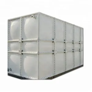 50000 liters square sectional potable FRP GRP water storage tank price