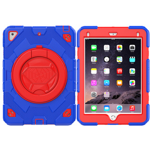Étui pour tablette PC en silicone pour <span class=keywords><strong>iPad</strong></span> <span class=keywords><strong>Pro</strong></span> 9.7 2017 5e <span class=keywords><strong>génération</strong></span> 2018 6 <span class=keywords><strong>génération</strong></span> air <span class=keywords><strong>2</strong></span> avec porte-anneau - Product Image 3