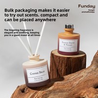 Diffuseur à bâtonnets en verre écologique de 50 ml d'huile essentielle pure CPL, parfum longue durée, aromathérapie sans flamme, désodorisant d'ambiance