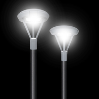 Linterna de parque LED OEM de alta calidad 140lm/W luz uniforme IP66 Luz de jardín LED con recubrimiento de polvo de aluminio