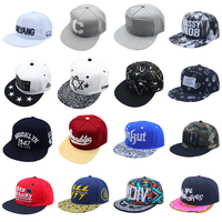 Casquette de baseball personnalisée en sergé à visière plate, casquette snapback, casquettes de baseball de haute qualité avec logo brodé personnalisé pour un usage quotidien décontracté