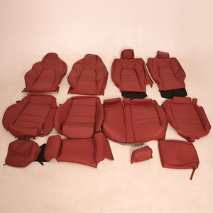 Full Set Luxury <strong>Leather</strong> <strong>Seat</strong> <strong>Cover</strong> Customized Colors Patterns and Logos for Cayenne 957 958 9Y0 Panamera 970 971 Macan 911 - Product Image 3