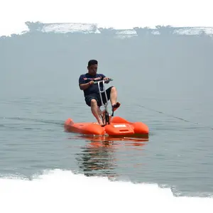 Hot Sale Sea Beach Fitness Games 2 Person Pedal Boat Polyethylene Water Bike