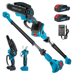 Dài xử lý cực Chainsaw ngoài trời điện Kính thiên văn pin dài đạt cực kéo Chainsaw vườn <span class=keywords><strong>pruner</strong></span> Shears - Product Image 1