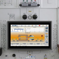 HUILAN Panel PC layar sentuh Android, 15.6/18.5/21.5/19 inci IP65 RK3566/RK3588/RK3568 komputer internal