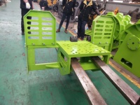 Fourche à palettes pour excavatrice avec logo personnalisé, fourche pour engins de construction, service OEM