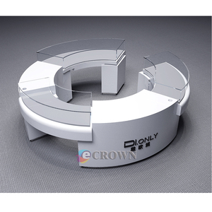 Kiosk Jewelry Gem showcase Jewellery Display Design <strong>Pl</strong> Split Kiosk Jewelry Display Cabinet Jewels showcase OEM - Product Image 3