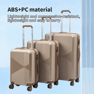 3-<strong>Piece</strong> ABS+PC Travel Luggage Set 20/24/28 Inch Waterproof Lightweight Password Lock 4-Wheel Simple Design Unisex Suitcase - Product Image 2