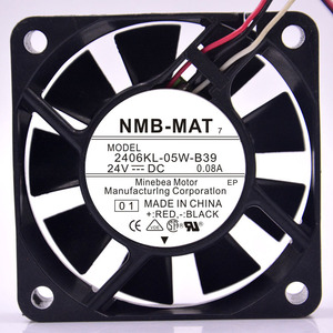 Nmb <span class=keywords><strong>2406kl</strong></span>-05f-b39/b49/<span class=keywords><strong>B59</strong></span> DC24V 60*60*15mm 6015 6cm Quạt chuyển đổi tần số mang bóng Đôi hoàn toàn mới - Product Image 4
