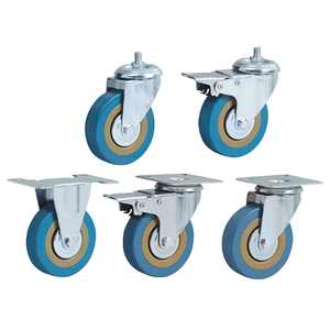 Maßgefertigte Grauguss-Rollen 2,5 Zoll <span class=keywords><strong>3</strong></span> Zoll 4 Zoll 5 Zoll PVC Industrieräder Möbel-Trolley Regalräder - Product Image 6