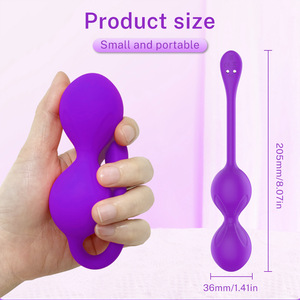 Bola Vibradora Vaginal con Control por Aplicación, Bolas de Silicona Inteligentes Tipo Geisha, Ejercitador de Kegel para Fortalecer la Vagina, Juguete Sexual para Mujeres - Product Image 4