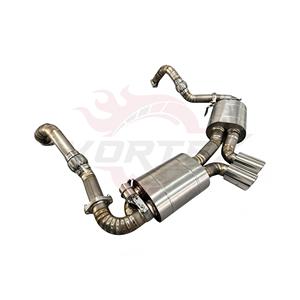 Échappement arrière Vortex en titane forgé à la main avec actionneur électrique pour Porsche 981 Boxster Cayman Tuning Mod - Product Image 1