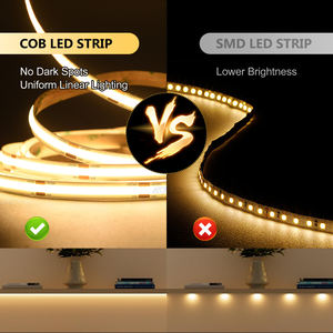 Tira de LED COB de Alta Eficiencia, 480 LED/M, 3000K 4500K 6500K, Monocolor, 12V 24V, Tira de Luz COB Flexible, Luz Uniforme para Escaleras - Product Image 4