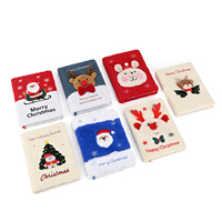 Set de Regalo de Navidad: Cuaderno de Peluche con Bolígrafo, Cubierta Bordada con Santa y Reno, Diario para Estudiantes, Papelería Navideña al por Mayor