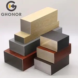 Hình Chữ Nhật Nhôm Thẳng Vuông 50x50 Hồ Sơ Giá Mỗi Mét Nhôm Ống & Ống Ống Cho Tường Trang Trí Nội Thất