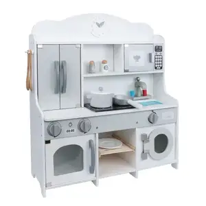 Mutfak çift kapılı buzdolabı çamaşır makinesi çocuk ev bulmaca bebek simülasyon pişirme