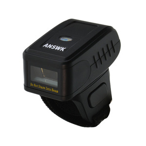 ANSWK RS10-B01 1D Laser Portable <span class=keywords><strong>Finger</strong></span> Mini Bar Code <span class=keywords><strong>Reader</strong></span> Portable sans fil Bluetooth Ring Barcode Scanner - Product Image 3