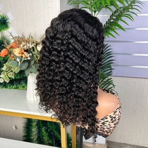 Band Jerry Curl Glueless <b>Wig</b> Non Lace <b>Wig</b> <b>Human</b> Hair <b>Wig</b> for Women Factory Price - Product Image 4