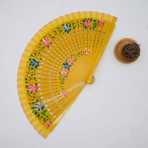 Customized Craft Wooden Hand Fan for Women - Product Image 2