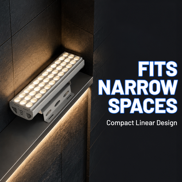 Ultra Narrow Beam 3 Degree LED Flood Light IP65 Waterproof Outdoor Spotlight for Building Facade Tree Lighting Landscape