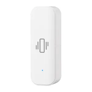 Tuya WIFI Smart Sensor de vibración Puerta Ventana Break Detección antirrobo Alarma Smart Home Security Protection