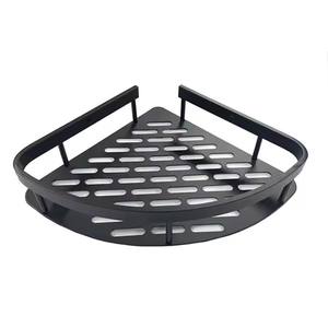 Estante de esquina montado en la pared de aluminio BX para estante organizador de almacenamiento de baño sin necesidad de taladro - Product Image 1