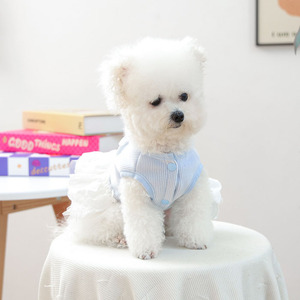 2025 Newest Autumn Winter Comfortable <strong>Pet</strong> Dog Princess Dress Clothes with Bowknot - Product Image 5