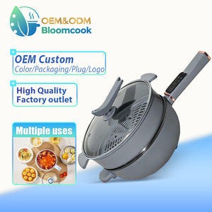 Cocina Circular Bloomcook 2025 OEM con Temperatura Ajustable, Calentamiento Rápido, Antiadherente, Mini, Portátil, Solar, para RV, Controlada por Aplicación, Eléctrica - Product Image 1