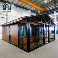 Maisons préfabriquées à 2 chambres, complexe de maisons conteneurs assemblées, projet résidentiel, maison modulaire, mini-maison, maisons conteneurs