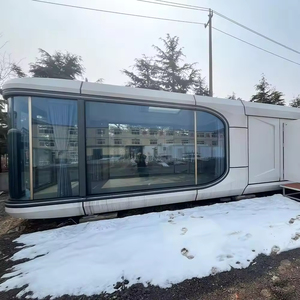 High Quality Customizable <b>Prefab</b> <b>House</b> 20 40 ft Mobile Home Layout Eco Friendly Space Capsule for Housing - Product Image 2