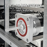 Connecteur coaxial RF femelle BJDZ 7/16 DIN M5 en laiton, indice de protection IP64, 10A, conforme ROHS, en stock