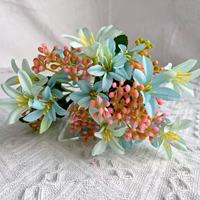 Fleurs artificielles réalistes en soie, mini marguerites et lys, décorations pour mariage et Saint-Valentin, design moderne fait main