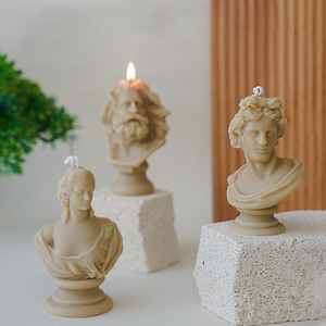 Bougie en forme de personnage, ornements <span class=keywords><strong>d</strong></span>'ambiance, cadeau de fête, parfumée, artisanale, à brûler, bougies parfumées - Product Image 2