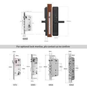 Porta anteriore Tuya APP APP Camera Smart Lock senza chiave con accesso remoto sblocco intelligente <span class=keywords><strong>serratura</strong></span> porta porta intelligente - Product Image 6