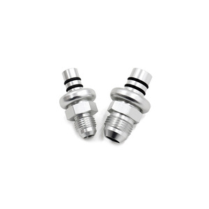Kit adaptador de riel de combustible Haofa AN6-AN8 para mejora de actualización de Mustang Steel Billets - Product Image 1