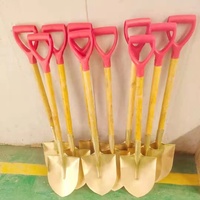 Spatule en cuivre anti-explosion et anti-étincelle avec manche en bois pour la lutte contre les incendies dans les environnements explosifs – Priorité à la sécurité