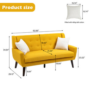 Modern <strong>Canape</strong> Sofa - Product Image 2