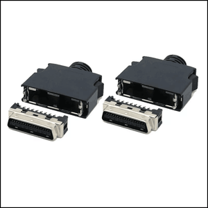 สายเชื่อมต่อ SCSI MDR คุณภาพสูง แบบตัวผู้ 14 และ 36 พิน พร้อมฝาครอบ ABS แบบเชื่อมต่อชนิดบัดกรี SCSI 14 พิน 36 พิน ตัวผู้ - Product Image 5