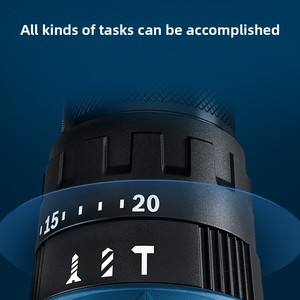 <span class=keywords><strong>Taladro</strong></span> de Impacto Inalámbrico de <span class=keywords><strong>18V</strong></span> con Motor de Escobillas, Batería de Iones de Litio, Reversible, GSB183LI, Dos Velocidades, Mandril Metálico, Luz LED, Batería de 2.0-5.0Ah (Solo Herramienta) - Product Image 3