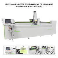 Machine de perçage et de fraisage CNC à quatre axes JUNDE 3m pour profilés en aluminium, haute précision, commande PLC 220V