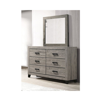 Ensemble de chambre à coucher personnalisable King-Size : Lit, Table de Chevet, Coiffeuse, Armoire – Mobilier Moderne YIFAN Ajustable pour Appartements et Hôtels