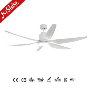 Ventilador <span class=keywords><strong>de</strong></span> techo LED 1stshine, gran espacio, 66 pulgadas, alto flujo <span class=keywords><strong>de</strong></span> aire, aspas <span class=keywords><strong>de</strong></span> ABS blancas, ventilador <span class=keywords><strong>de</strong></span> techo regulable con luz - Product Image 1