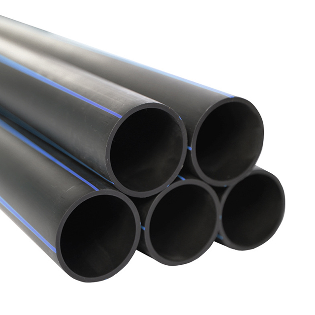 SDR26 Plastic Water Supply Pipe 25mm - 1200mm Agricultural Irrigation Pipe PE HDPE